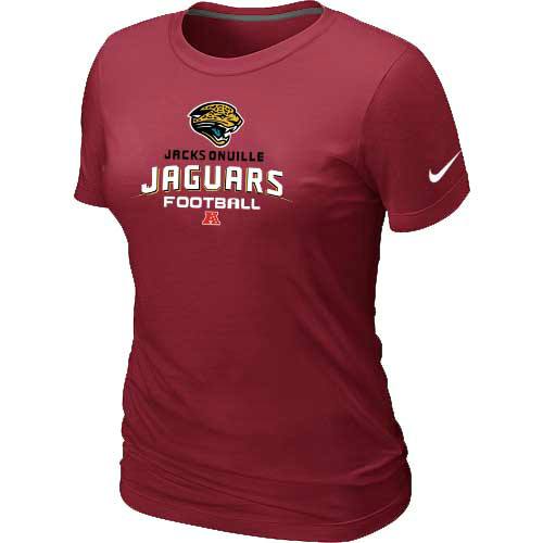  Jacksonville Jaguars Red Womens Critical Victory TShirt 37 