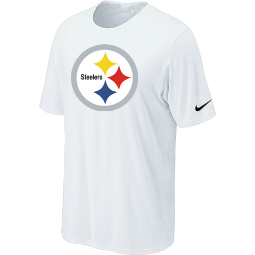  Nike Pittsburgh Steelers Sideline Legend Authentic Logo TShirt White 93 