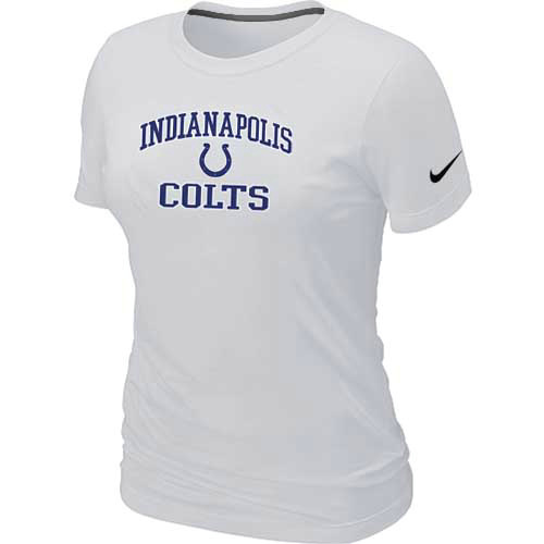  Indianapolis Colts Womens Heart& Soul White TShirt 23 