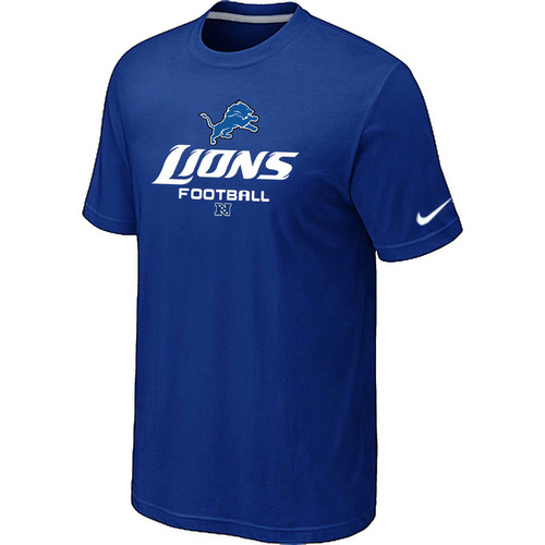  Detroit Lions Critical Victory Blue TShirt 34 