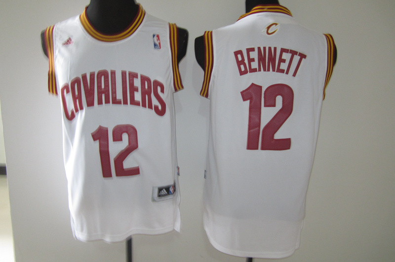 NBA Cleveland Cavaliers #12 Bennett Jersey White