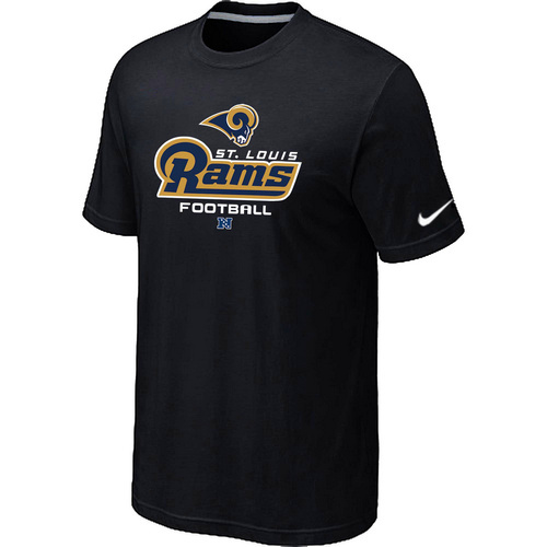  St- Louis Rams Critical Victory Black TShirt 19 