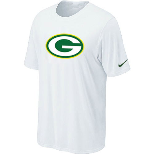  Green Bay Packers Sideline Legend Authentic Logo TShirt White 160 