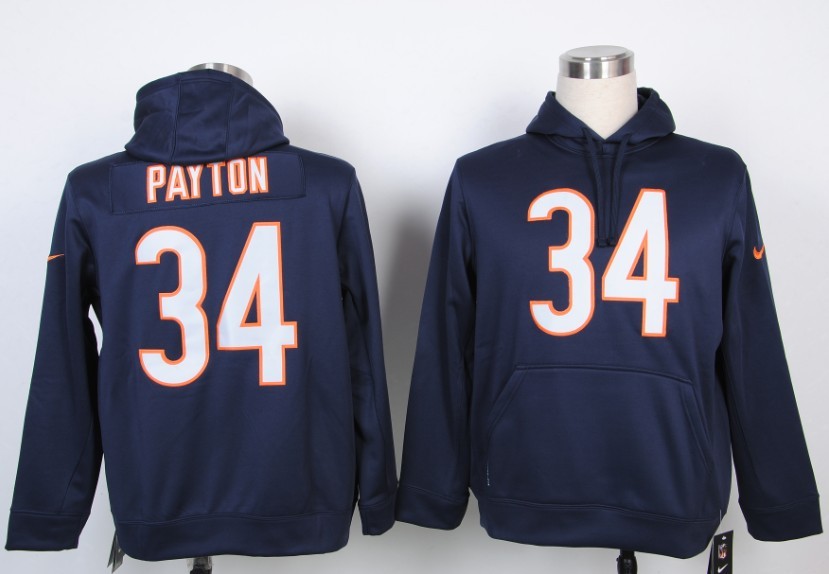 NFL Chicago Bears Payton #34 Blue Hoodie