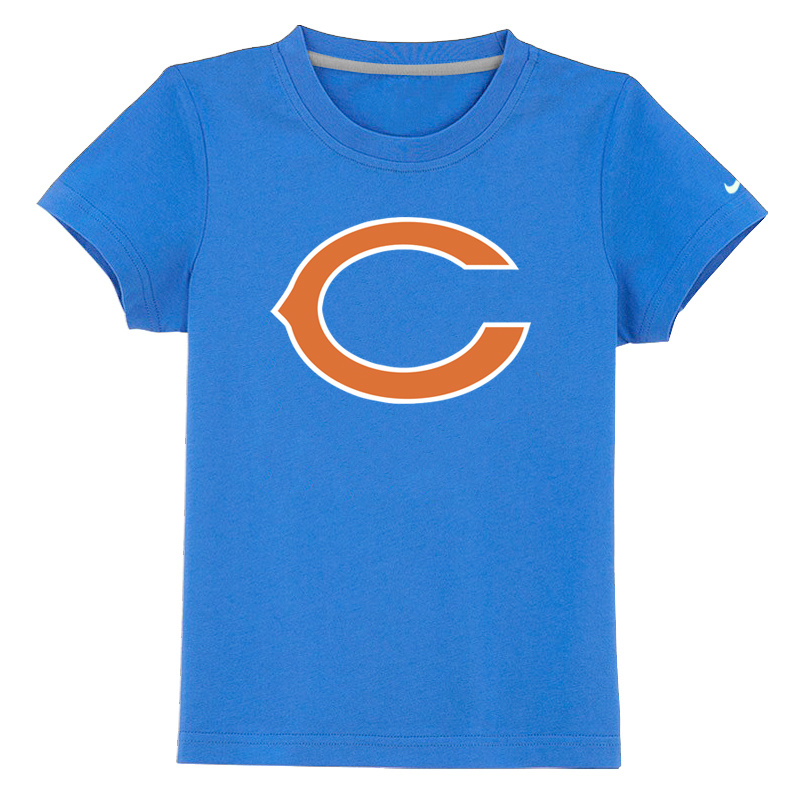 Chicago Bears Sideline Legend Authentic Logo Youth T Shirt light blue