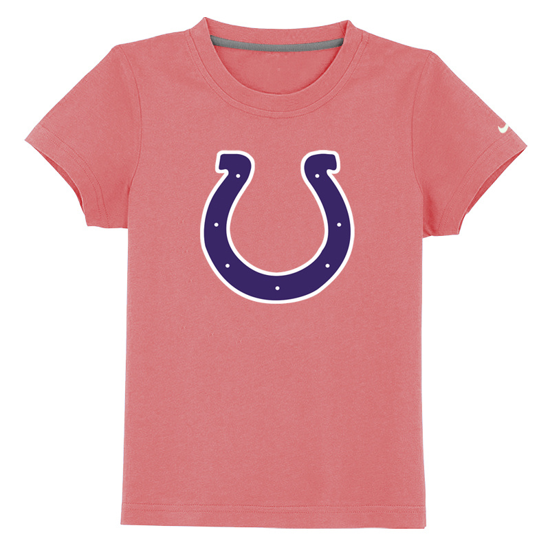 Indianapolis Colts Sideline Legend Authentic Logo Youth T Shirt pink