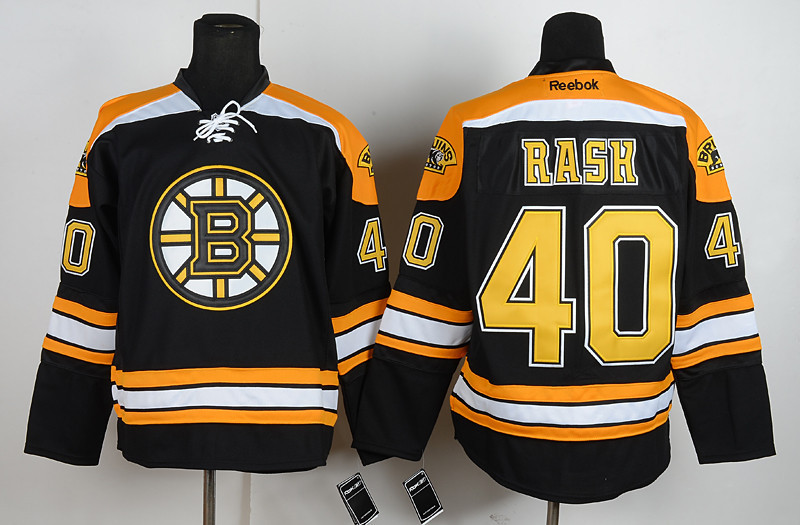 Boston Bruins #40 Rash Black Jersey