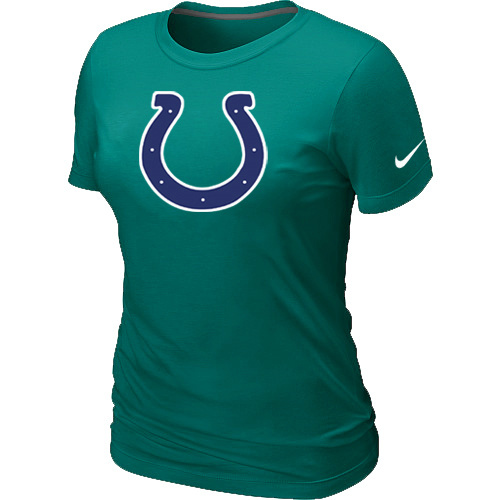  Indianapolis Colts L- Green Womens Logo TShirt 52 