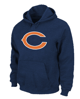 Chicago Bears Logo Pullover Hoodie D.Blue