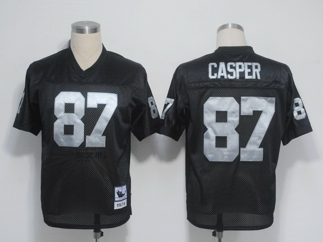 NFL Jerseys Oakland Raiders 87 Dave Casper Throwback  Black