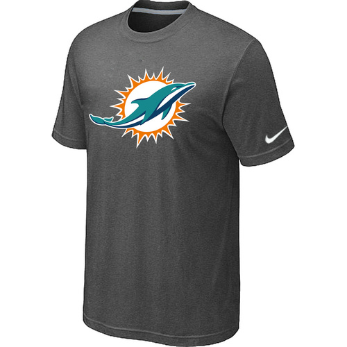 Miami Dolphins Sideline Legend logo T-Shirt D.Grey