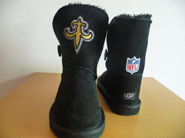 NFL New Orleans Saints Cuce Shoes Ladies Fanatic Boots Black