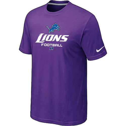  Detroit Lions Critical Victory Purple TShirt 25 