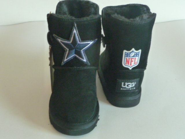 Kids NFL Dallas Cowboys Black Boots