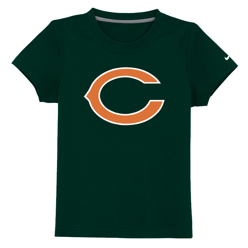 Chicago Bears Sideline Legend Authentic Logo Youth T Shirt D-Green