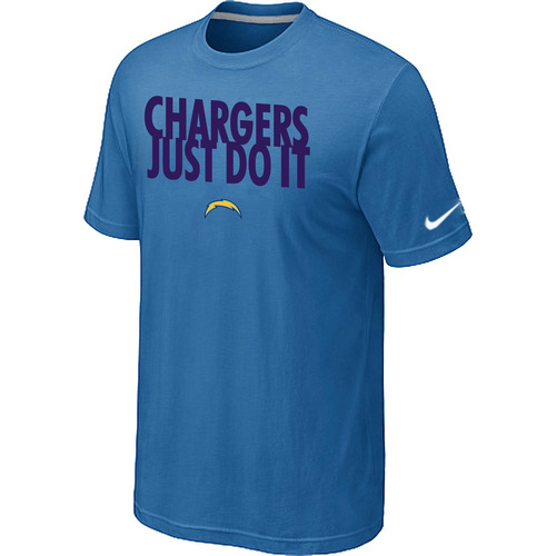 NFL San Diego Charger Just Do Itlight Blue TShirt 9 