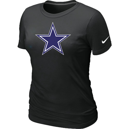  Dallascowboys Black Womens Logo TShirt 39 