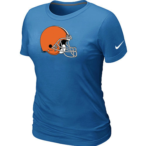  Cleveland Browns L-blue Womens Logo TShirt 62 