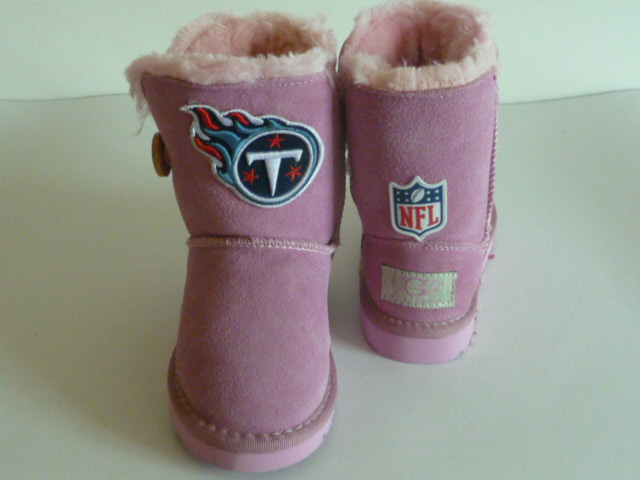 Youth Tennessee Titans Boots Pink