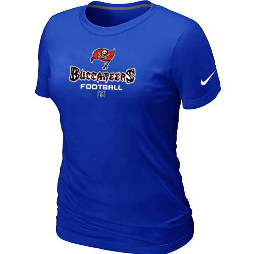  Tampa Bay Buccaneers Blue Womens Critical Victory TShirt 47 