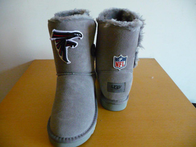 Womens Atlanta Falcons Cheerleader Boots Gray