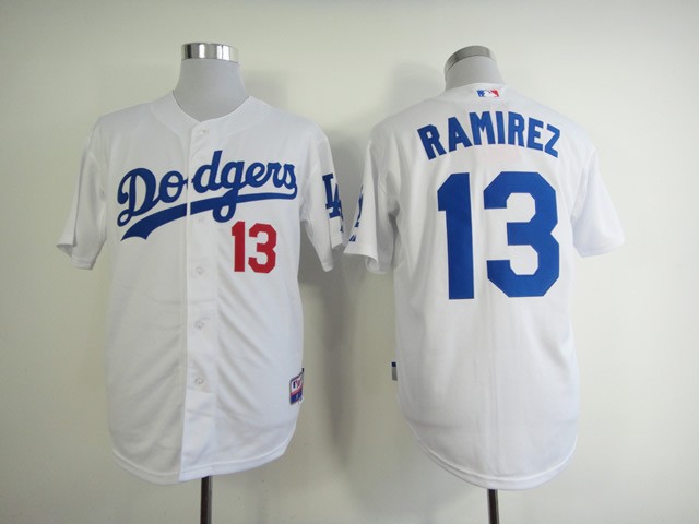 MLB Los Angeles Dodgers #13 Ramirez Jersey White