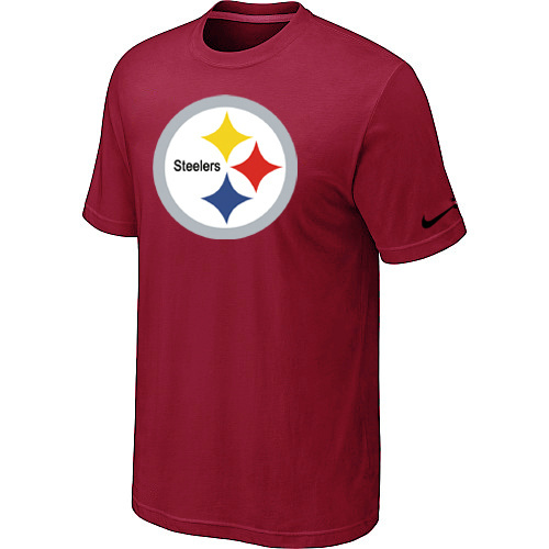  Nike Pittsburgh Steelers Sideline Legend Authentic Logo TShirt Red 94 