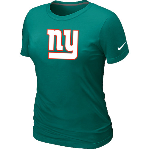  New York Giants L- Green Womens Logo TShirt 83 