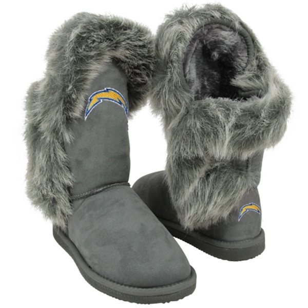 NFL  Womens Cuce Shoes Ladies Fanatic Boots Gray