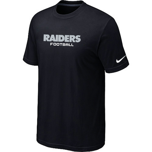  Nike Oakland Raiders Sideline Legend Authentic Font TShirtblack 53 