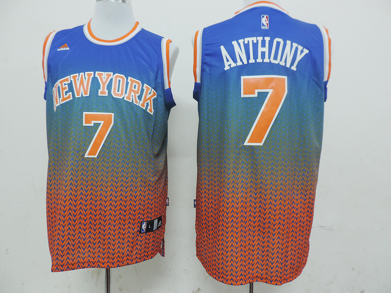 adidas NBA New York Knicks #7 Carmelo Anthony Drift Fashion Jersey