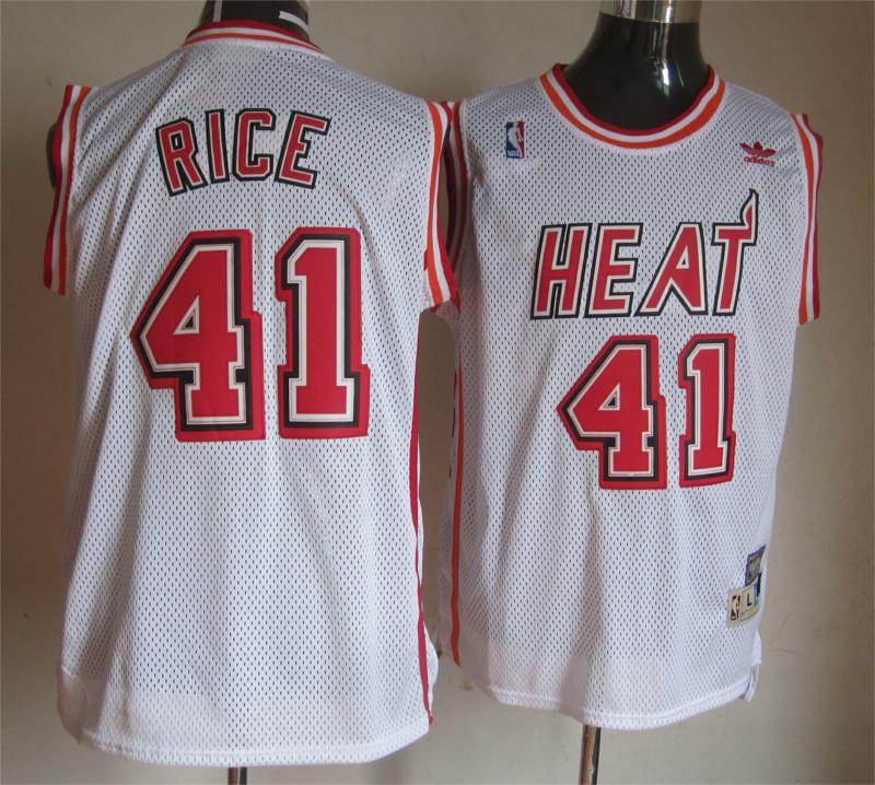 Miami Heat #41 Glen Rice white jersey.JPG