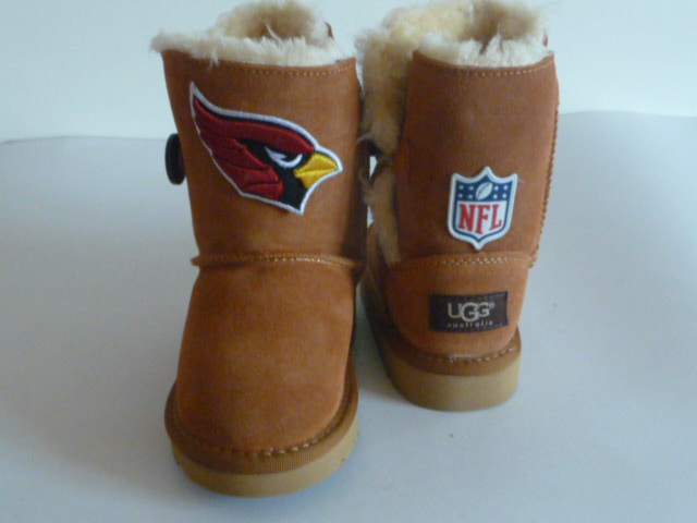 NFL Arizona Cardinals Cuce Shoes Kids Fanatic Boots Tan