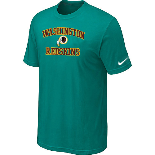  Washington Redskins Heart& Soul Green TShirt 87 