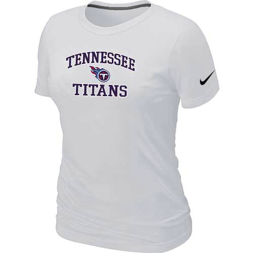  Tennessee Titans Womens Heart& Soul White TShirt 22 