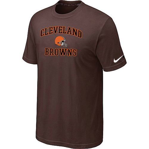  Cleveland Browns Heart& Soul Brown TShirt 74 