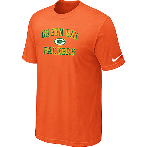  Green Bay Packers Heart& Soul Orange TShirt 144 