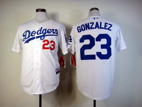 Los Angeles Dodgers Adrian Gonzalez #23 White Jersey