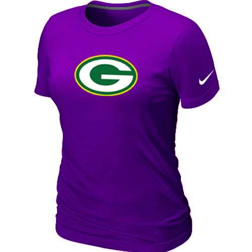  Green Bay Packers Purple Womens Logo TShirt 111 
