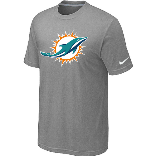 Miami Dolphins Sideline Legend logo T-Shirt L.Grey