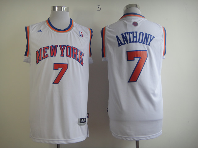 NBA New York Knicks #7 Anthony White Jersey