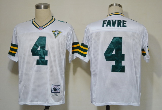 NFL Jerseys Green Bay Packers 4 Brett Favre M&N 1993