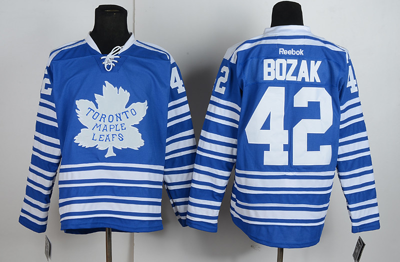 2014 Reebook Toronto Maple Leafs #42 Bozak Blue color Jersey