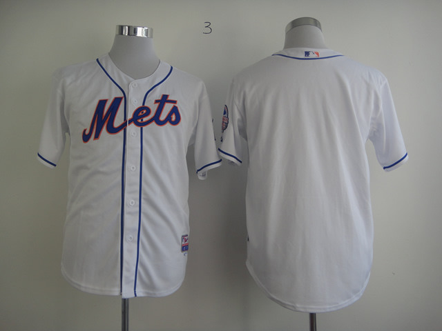 New York Mets Authentic 0 BLANK Cool Base Jersey w2013 All-Star Patch