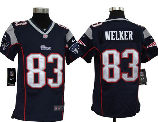 blue wes welker Jersey, Youth Nike New England Patriots #83 Jersey