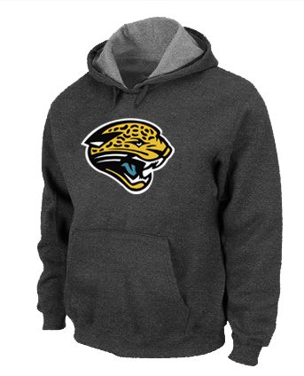 Jacksonville Jaguars Logo Pullover Hoodie D.Grey