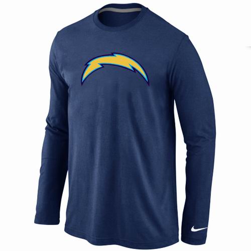 Nike San Diego Charger Logo Long Sleeve T-Shirt D.Blue