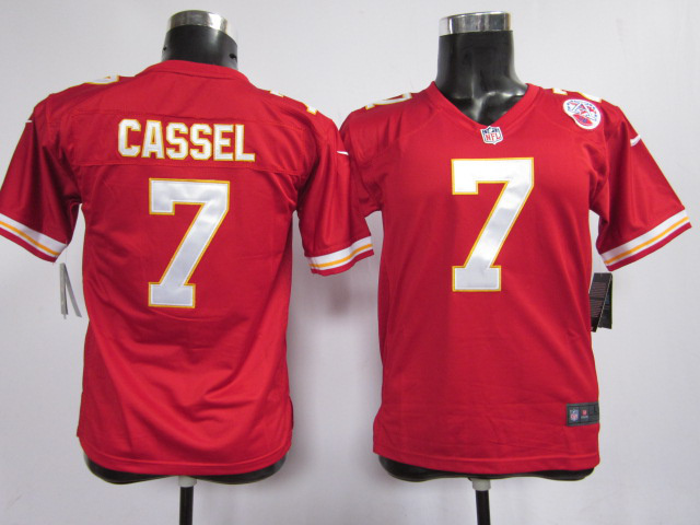 Youth Nike Kansas City Chiefs #7 Caseel Jersey in red