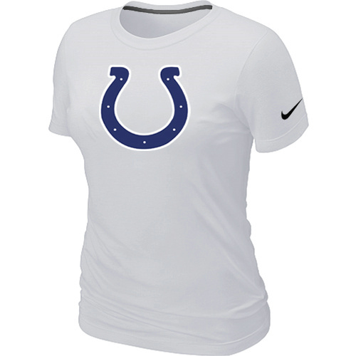  Indianapolis Colts White Womens Logo TShirt 50 