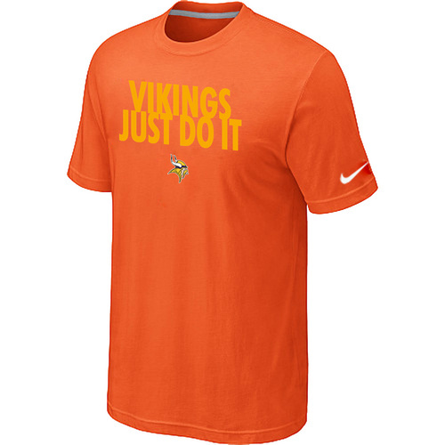 NFL Minnesota Vikings Just Do It Orange TShirt 15 